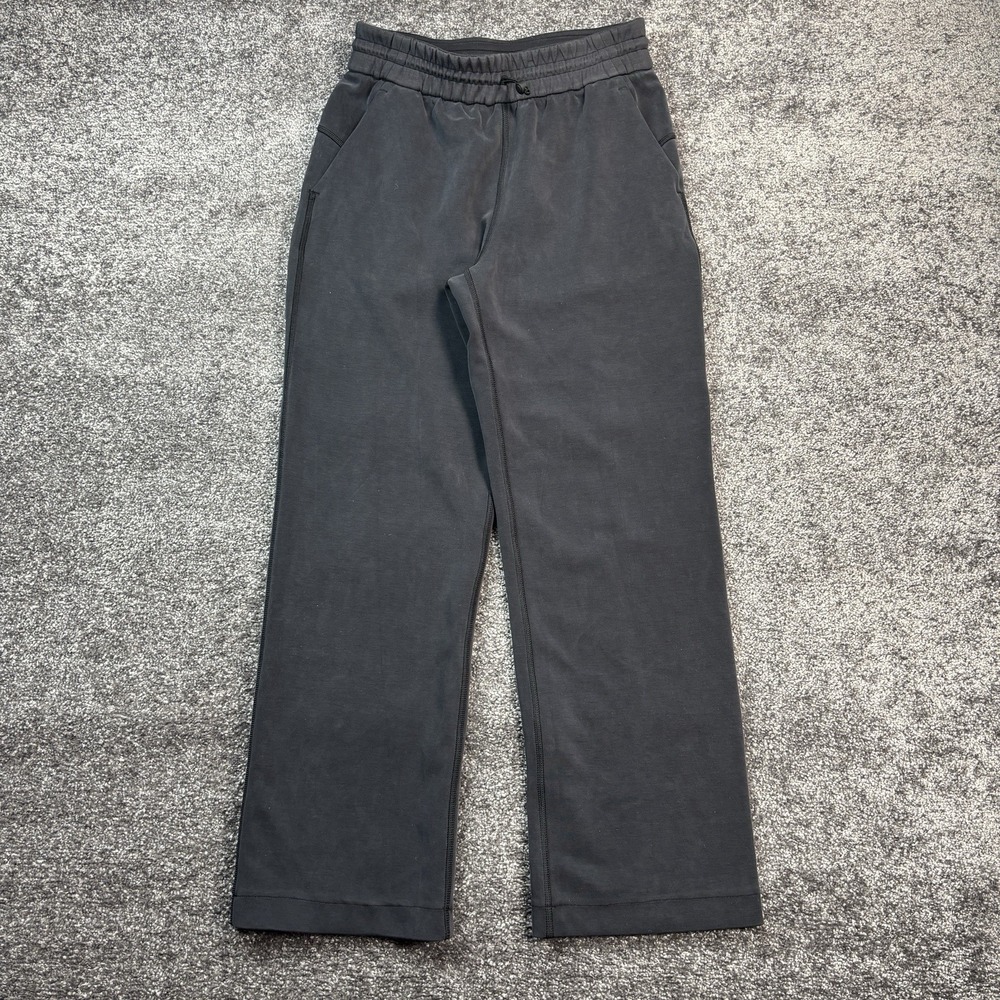 Lululemon Softstreme High-Rise Pants Regular Womens 4 Black Gray 26" W5EGTS